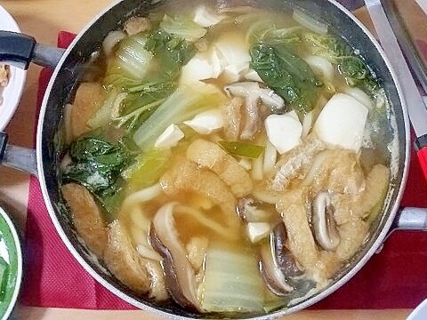 スープ風☆うどんすき